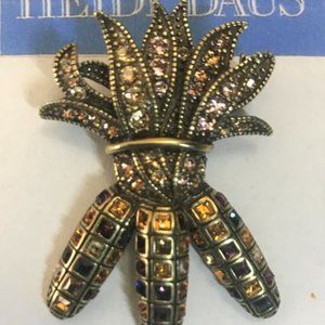 Heidi Daus Brooch Collection – Bushel of Corn Pin